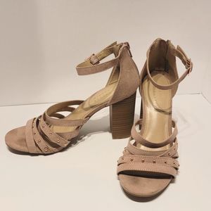 COPY - LC Lauren Conrad Torte Women's Strappy Heels in Mauve  size 8.5